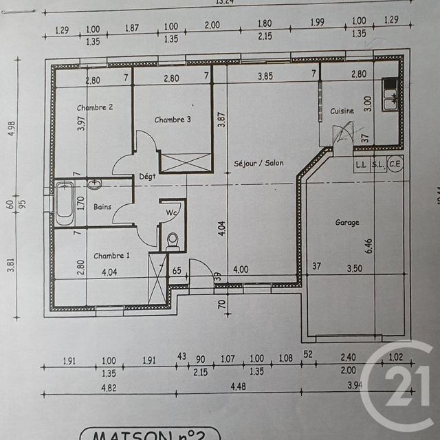 maison à vendre - 4 pièces - 81.71 m2 - CHATEAUNEUF - 85 - PAYS-DE-LOIRE - Century 21 L'Océane