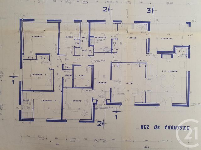 maison à vendre - 6 pièces - 164.0 m2 - SOULLANS - 85 - PAYS-DE-LOIRE - Century 21 L'Océane