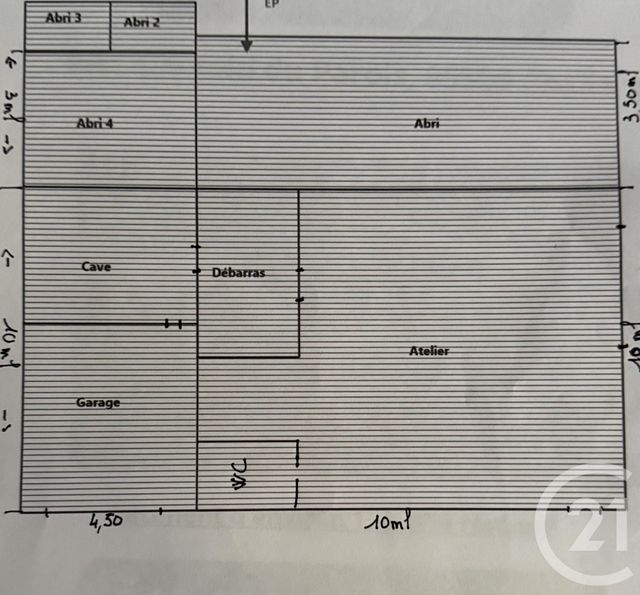 Afficher la photo en grand terrain à vendre - 925.0 m2 - CHALLANS - 85 - PAYS-DE-LOIRE - Century 21 L'Océane