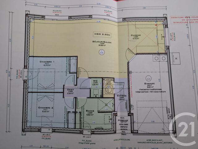 maison à vendre - 3 pièces - 78.55 m2 - CHALLANS - 85 - PAYS-DE-LOIRE - Century 21 L'Océane