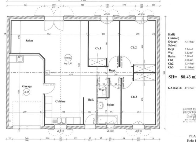 maison à vendre - 4 pièces - 88.0 m2 - CHALLANS - 85 - PAYS-DE-LOIRE - Century 21 L'Océane