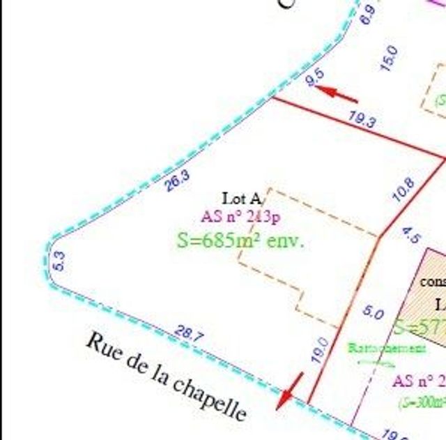 terrain à vendre - 680.0 m2 - CHALLANS - 85 - PAYS-DE-LOIRE - Century 21 L'Océane