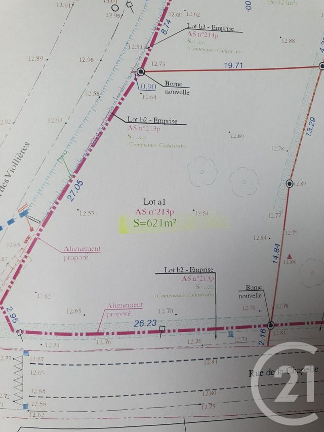 terrain à vendre - 621.0 m2 - CHALLANS - 85 - PAYS-DE-LOIRE - Century 21 L'Océane