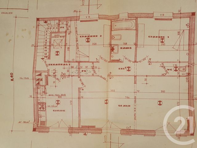maison à louer - 3 pièces - 72.13 m2 - CHALLANS - 85 - PAYS-DE-LOIRE - Century 21 L'Océane